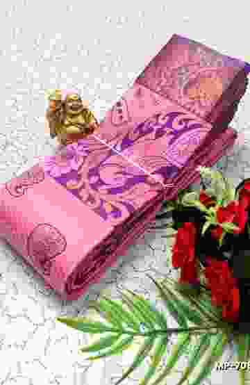 TRENDING KERALA SPECIAL FULL WORK EMBOSSED DIGITAL PRINTING TISSUE SAREE COLLECTIONS - IVORY COLOUR (27)