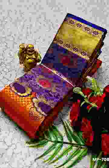 TRENDING KERALA SPECIAL FULL WORK EMBOSSED DIGITAL PRINTING TISSUE SAREE COLLECTIONS - IVORY COLOUR (18)