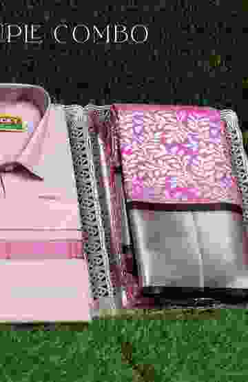 TRENDING KERALA SPECIAL FULL WORK EMBOSSED DIGITAL PRINTING COTTON SAREE COLLECTIONS - WHITE (46)