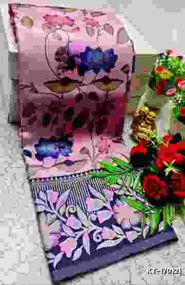 Elegant Kalamkari Tissue Saree for Festivities & Weddings - BABY PINK (2)