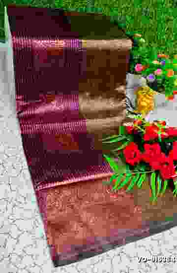 Fancy print office wear cotton sarees all over body Leaf Kodi Pattern design premium look lightweight comfortable wear - NORMAL GREEN