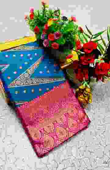 ELITE BRIDAL PICK &PICK SILK SAREES AND WEDDING ART SILK SAREES - BOTTLE GREEN
