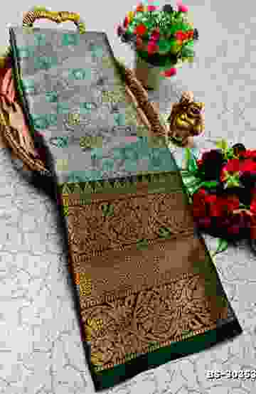 Soft silk fancy best quality poontamil soft silk sarees - DARK PINK (1)