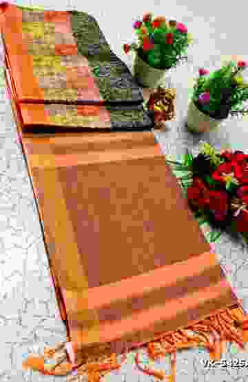 Bridal silk gold silvar and copper zari weave and wedding art silk suba muhurtha pattu sarees - PURPLE COLOUR