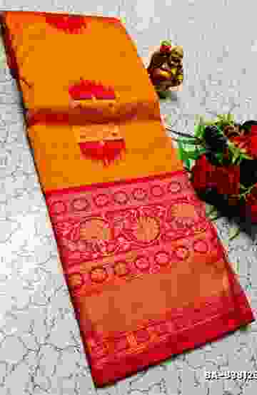 KALYANI SILK TYPE SAREES - INDIGO COLOUR