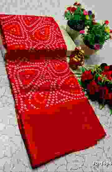 MODERN FANCY SOFT SILK SAREES WITH BUTTA DESIGN - SKY BLUE (3)