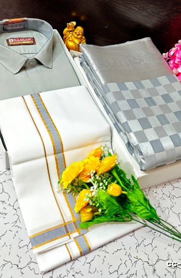 COUPLE COMBO MATCHING AND MATCHING TRADITIONAL SET - SILVAR