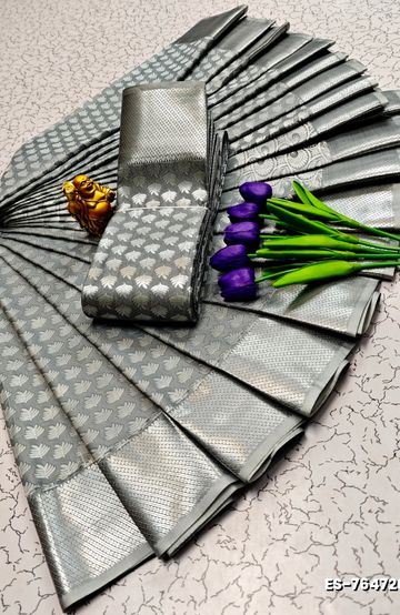 ELITE BRIDAL PICK &PICK SILK SAREES AND WEDDING ART SILK SAREES - AS COLOR