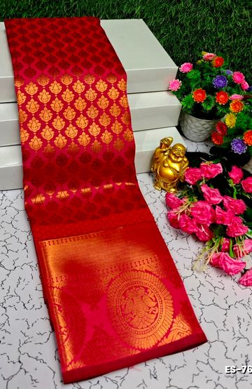 ELITE BRIDAL PICK &PICK SILK SAREES AND WEDDING ART SILK SAREES - MERUN
