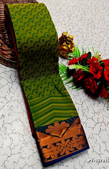 Luxurious heavy work blouse fabric with floral goldwork jaal border - DARK PINK (2)