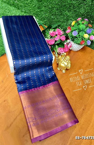ELITE BRIDAL PICK &PICK SILK SAREES AND WEDDING ART SILK SAREES - LIGHT BLUE
