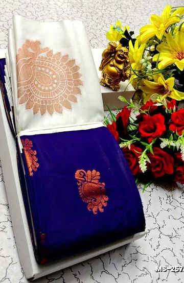 MODERN FANCY SOFT SILK SAREES WITH BUTTA DESIGN - PINK