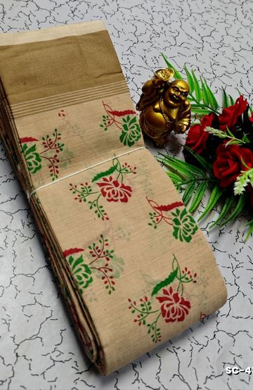 BRIDAL SILK GOLD SILVAR AND COPPER ZARI WEAVE AND WEDDING ART SILK SAREES - LITE GREEN (1)