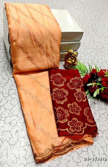 SHIRTS & DHOTIS COMBO FOR MENS ADJUSTABLE DHOTIS WITH COLOUR MATCHING BORDER BEST CHOICE FOR BOYS - ORANGE (1)