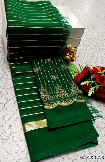 BANARASI POCHAMPALLY ALL OVER BODY SILVAR ZARI BUTTA DESIGN   FUNCTION WEAR SOFT SILK SAREES - ONIYAN PINK