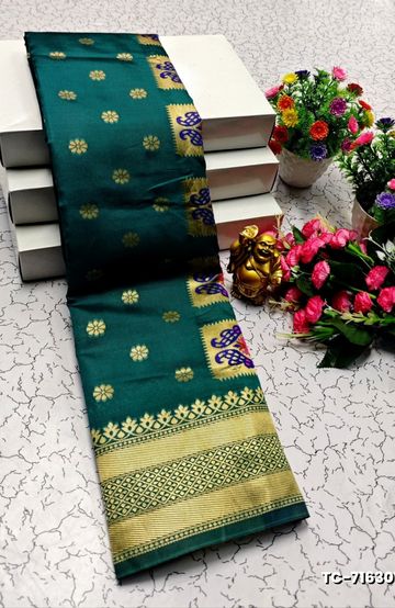 Dailywear cotton sarees premium look lightweight comfortable wear - CHOCOLATE COLOR (1)