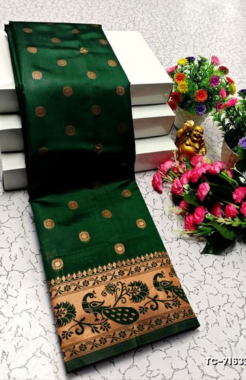 Dailywear cotton sarees all over body flower designpattern design premium look lightweight comfortable wear - BRONCE COLOUR (1)
