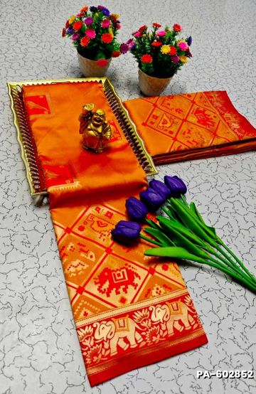 DEGITAL KARGIL PRINTED  COTTON TYPE SAREE - DARK PINK (1)