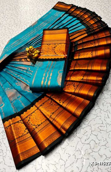 ELITE BRIDAL PICK &PICK SILK SAREES AND WEDDING ART SILK SAREES - METALLIC GOLD