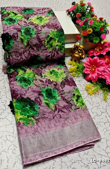 BRIDAL SILK GOLD SILVAR AND COPPER ZARI WEAVE AND WEDDING ART SILK SAREES - BOTTLE GREEN