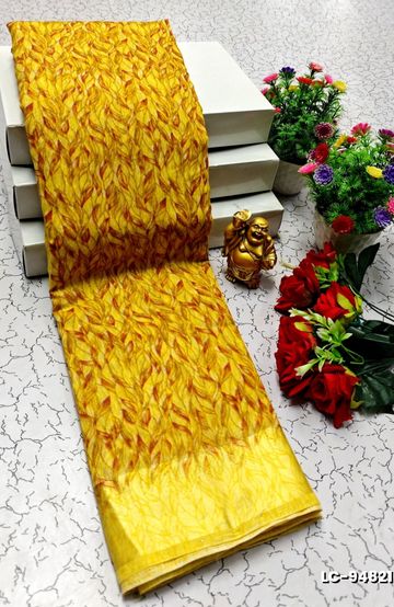 Banaras with our banarasi cotton fabric a beautiful fusion of classic artistry and breathable comfort wear saree - CORAL COLOUR