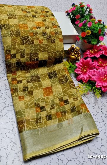 KUBERA ELITE  BRIDAL RAPIER FANCY  LIGHT WEIGHT SILK TYPE SAREES - VENTHAYA COLOUR