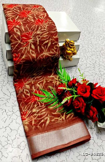 Luxurious heavy work blouse fabric with floral goldwork jaal border - REXONA (5)