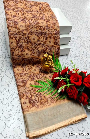 BRIDAL SILK GOLD SILVAR AND COPPER ZARI WEAVE AND WEDDING ART SILK SAREES - YELLOW COLOR (1)