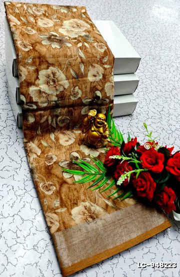 Designer Multi-Color Floral Print Blouse Fabric - BLACK (6)