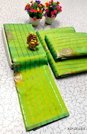 Dailywear cotton sarees premium look lightweight comfortable wear - SLATE COLOUR