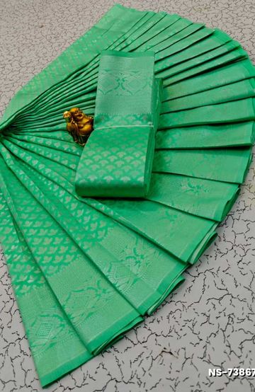 TRENDING KERALA SPECIAL FULL WORK EMBOSSED DIGITAL PRINTING  COTTON SAREE COLLECTIONS - WHITE (40)