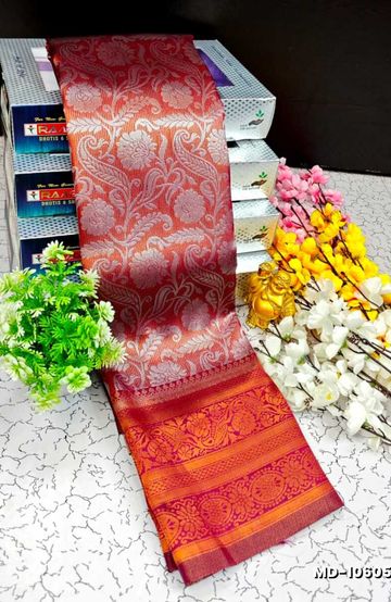 Korvai kotanji Trendy & Fancy bhutta and 2/100  Silk Cotton Sarees Function wear - DARK GREEN (2)