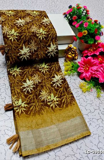BANARASI POCHAMPALLY ALL OVER BODY SILVAR ZARI BUTTA DESIGN   FUNCTION WEAR SOFT SILK SAREES - EMERALD COLOUR