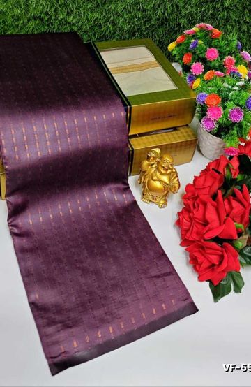 VAIRA OOSI  FANCY  SOFT SILK LIGHT WEIGHT  SAREES - ONIYAN PINK