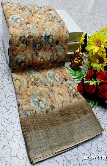 Dailywear cotton sarees premium look lightweight comfortable wear - BRINJAL COLOUR (3)