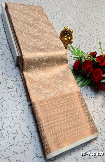 Samuthrika / Vasthrakala Bridal Silk Saree Wedding Saree - YELLOW COLOR (1)