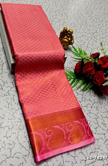 1000 Butta premium Soft Silk Saree weddings, festivals, traditional Wear - PEACOCK GREEN (1)