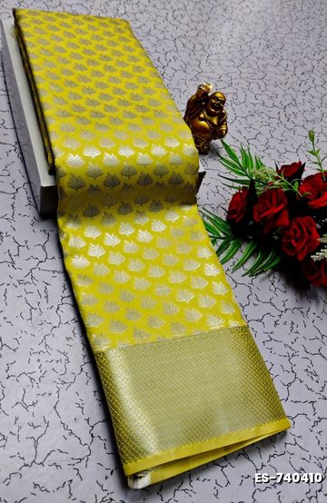 Korvai kotanji Trendy & Fancy bhutta and 2/100 Silk Cotton Sarees Function wear - LIGHT PINK (1)