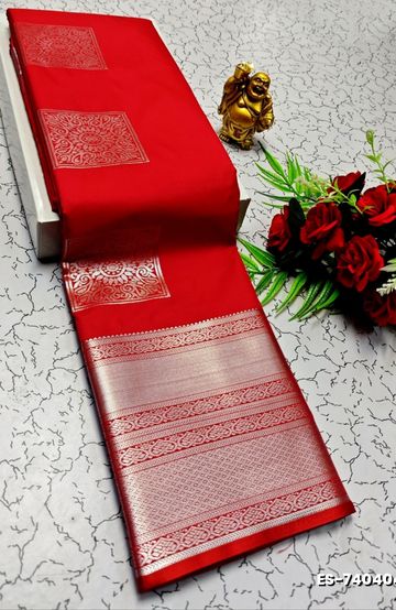 TRENDY WEAR PATTU PAVADAI - LIGHT YELLOW