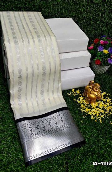 ELITE BRIDAL PICK &PICK SILK SAREES AND WEDDING ART SILK SAREES - BEIGE COLOUR