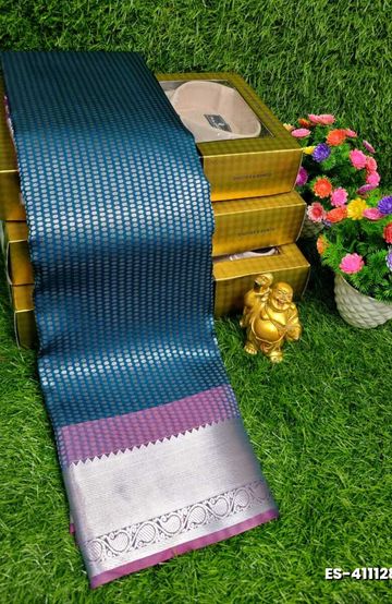 ELITE BRIDAL PICK &PICK SILK SAREES AND WEDDING ART SILK SAREES - BULE