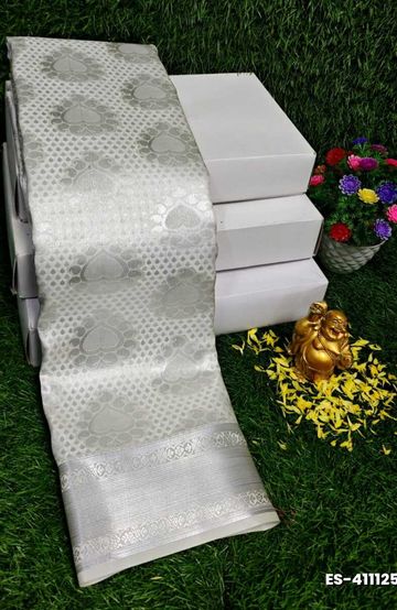 ELITE BRIDAL PICK &PICK SILK SAREES AND WEDDING ART SILK SAREES - WHITE (2)