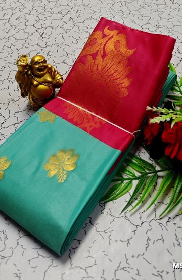 TRADITIONAL KIDS PATTU PAVADAI SET FUNCTION AND FESTIVAL WEAR - YELLOW COLOR (1)