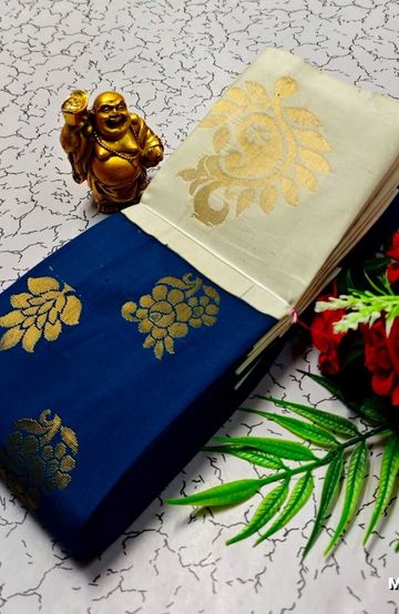 Dailywear cotton sarees premium look lightweight comfortable wear - TEAL COLOUR (3)