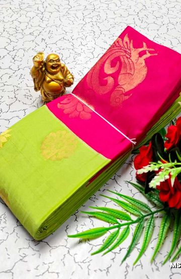 Dailywear cotton sarees all over body flower designpattern design premium look lightweight comfortable wear - DARK GREEN