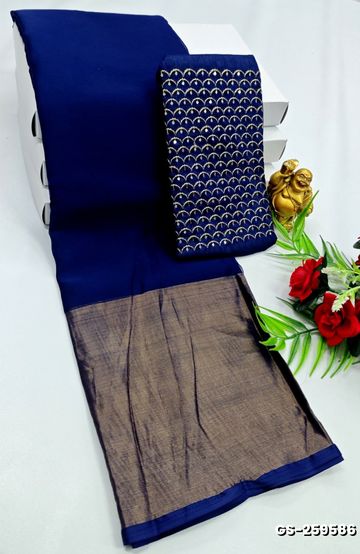 Dailywear cotton sarees premium look lightweight comfortable wear - BOTTLE GREEN (11)