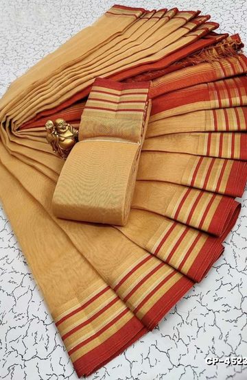 Samuthrika / Vasthrakala Bridal Silk Saree Wedding Saree - YELLOW COLOR (1)