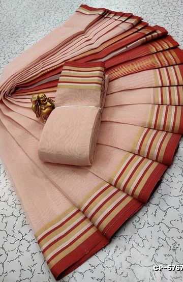 Kubera borderless elite bridal rapier fancy light weight silk type sarees function wear - LIGHT GREEN