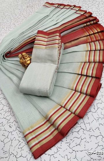 SOFT SILK FANCY BEST QUALITY SILK THENMATHI SAREES - RED (2)