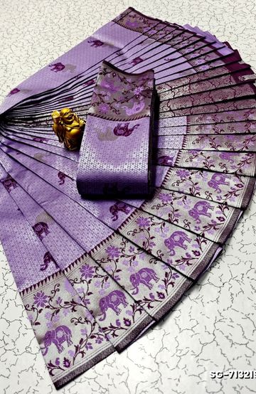 Designer Multi-Color Floral Print Blouse Fabric - BRONCE COLOUR